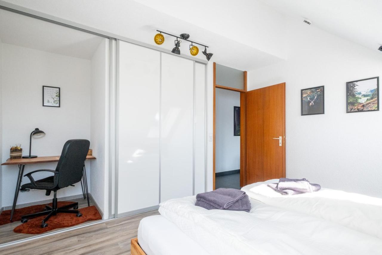 Nature Terminal Apartment - Unterwegs Zuhause Steinenbronn ภายนอก รูปภาพ